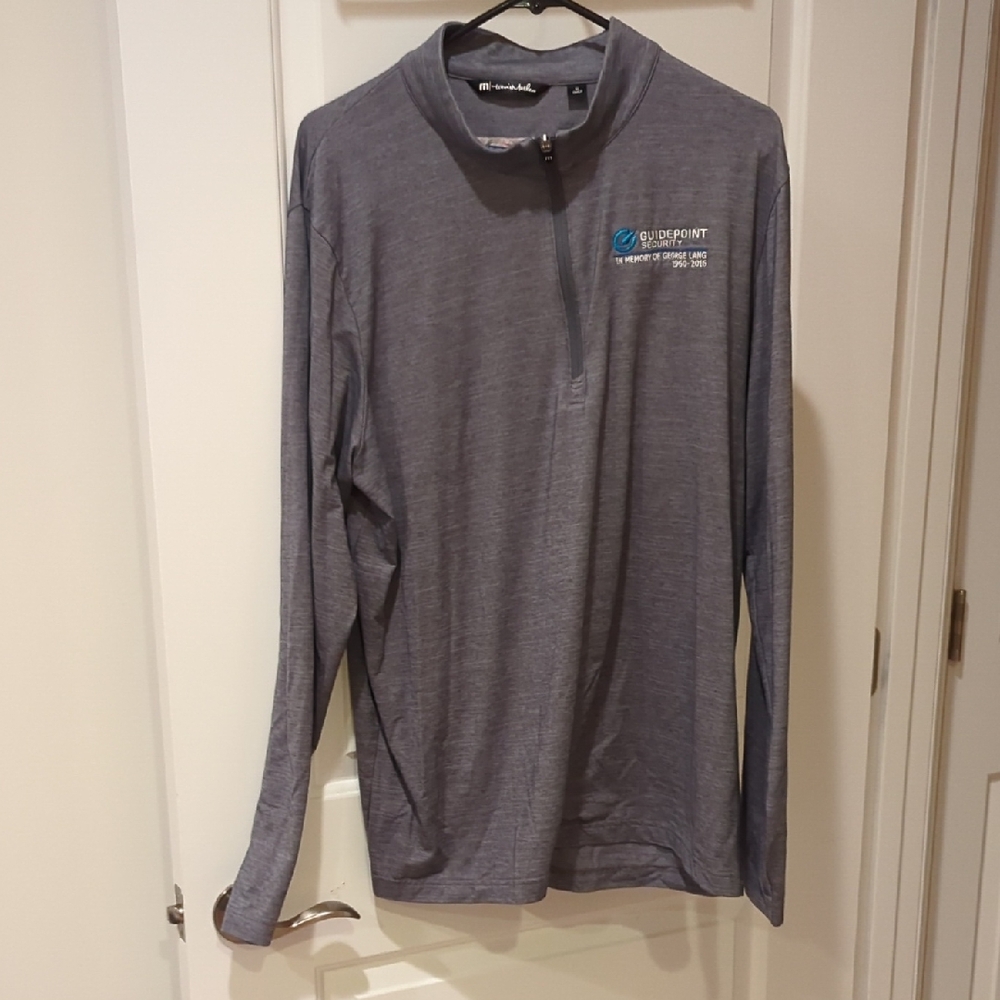 Travis Mathew Charcoal Long Sweatshirt Mens XL